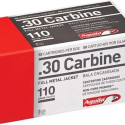 Aguila Ammunition .30 Carbine 110-Grain Centerfire Ammunition