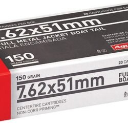 Aguila Ammunition 7.62 x 51 Caliber 150-Grain Centerfire Ammunition - 20 Rounds