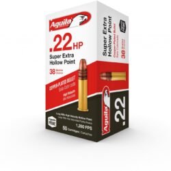 Aguila Ammunition High Velocity Hollow-Point .22 38-Grain Rimfire Ammunition - 50 Rounds