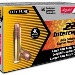 Aguila Ammunition Interceptor .22 Long Rifle 40-Grain Hollow Point Rimfire Rifle Ammunition