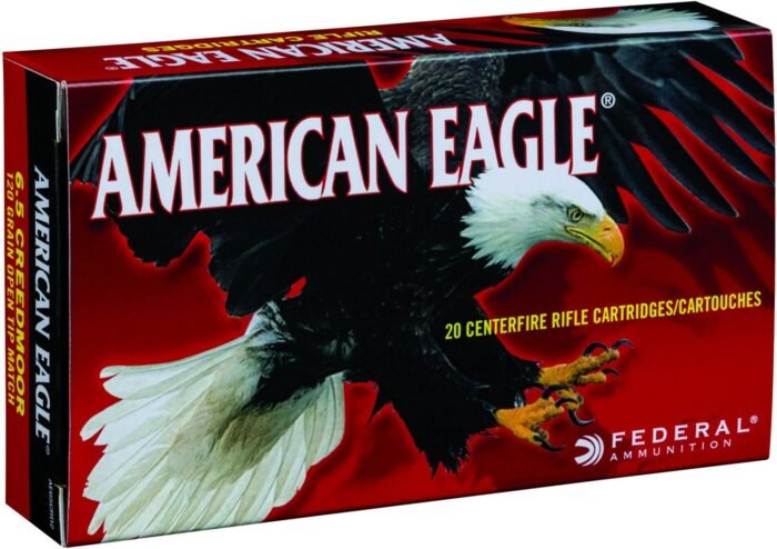 American Eagle Open Tip Match 6.5 Creedmoor 120-Grain Centerfire Rifle Ammunition