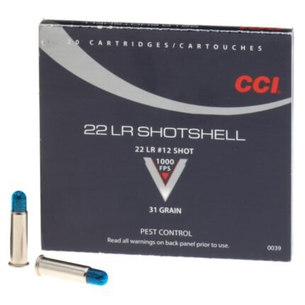 CCI® .22 LR 31-Grain Rimfire Handgun Shotshells - 20 Rounds