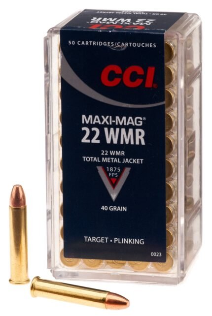 CCI .22 WMR Maxi Mag 40-Grain Rimfire Ammunition - 50 Rounds