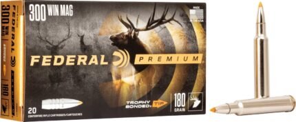 Federal Premium Vital-Shok .300 Win Magnum 180-Grain Trophy Bonded Tip Centerfire Rifle Ammunition