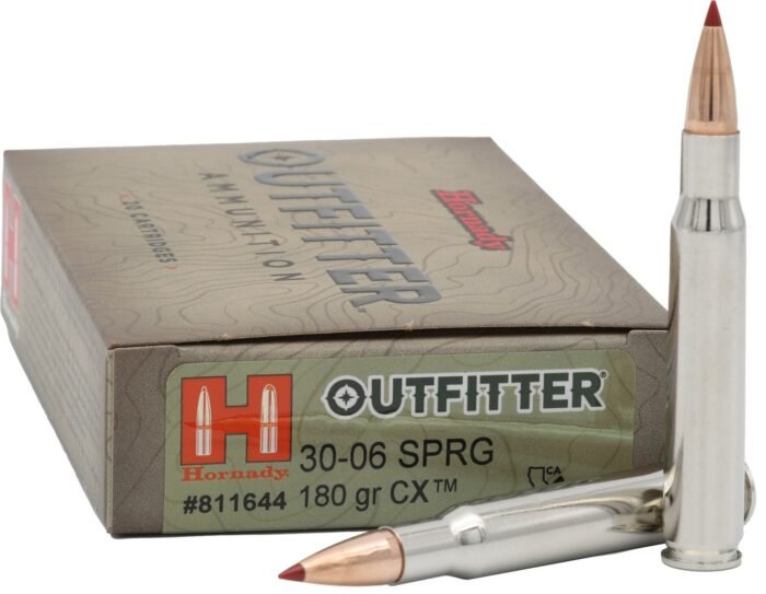 Hornady 30-06 Winchester 180-Grain CX Outfitter Ammunition - 20 Rounds