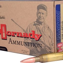 Hornady .338 Lapua Magnum 250-Grain Centerfire Rifle Ammunition