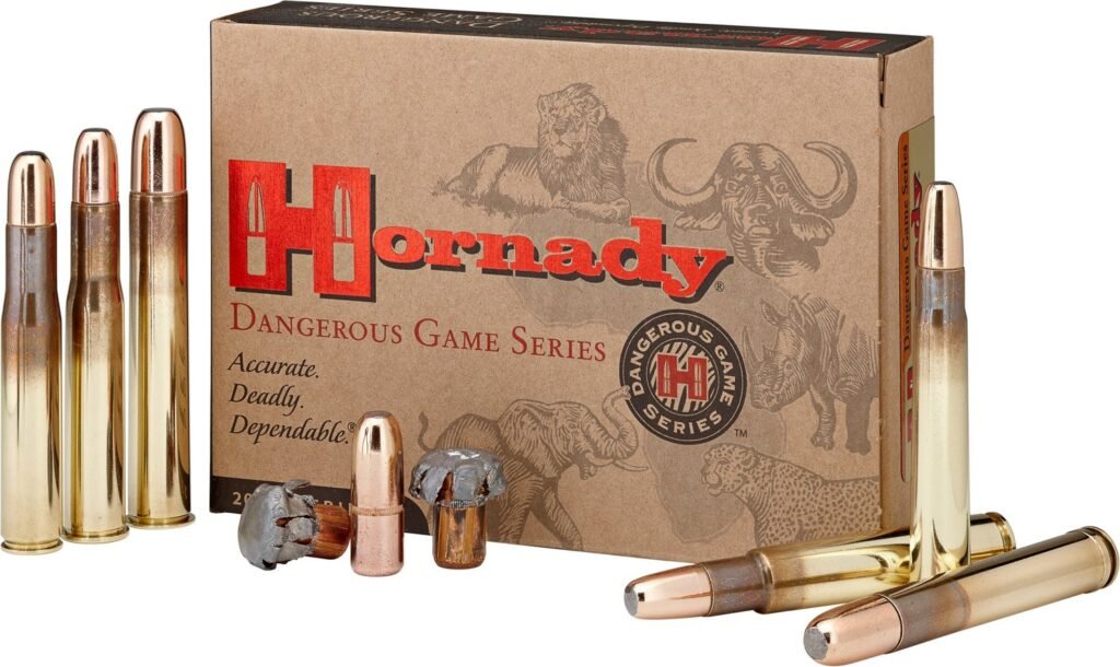 Hornady Dangerous Game 458 Lott 500-Grain Rifle Ammunition - 20 Rounds