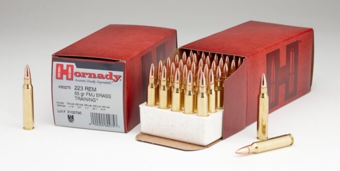 Hornady FMJ .223 Remington 55-Grain Ammunition - 50 Rounds