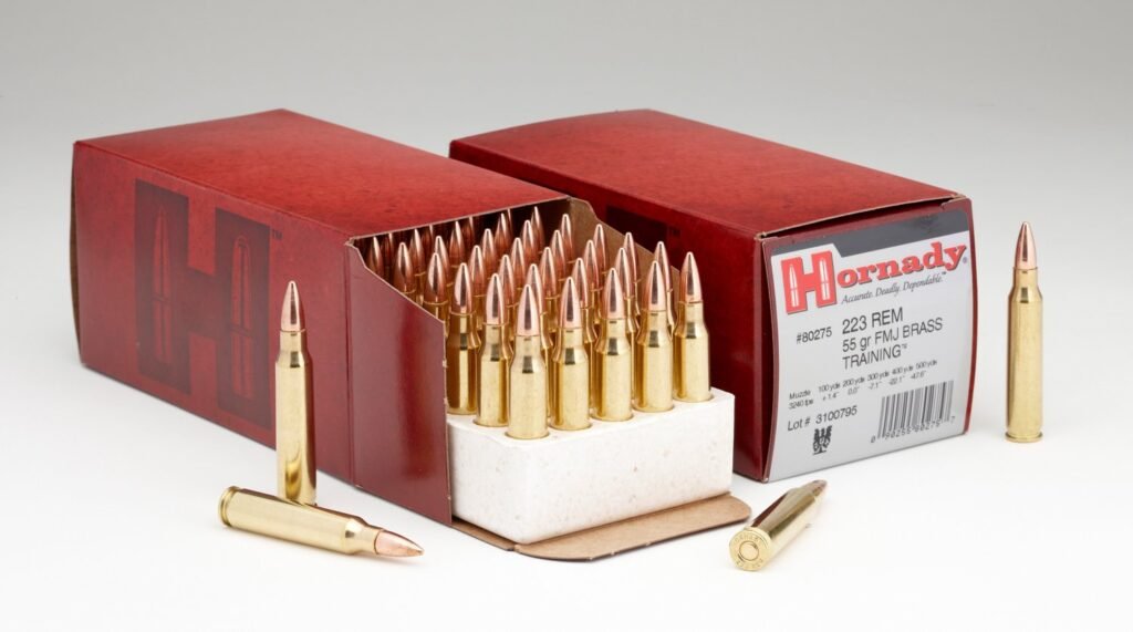 Hornady FMJ .223 Remington 55-Grain Ammunition - 50 Rounds