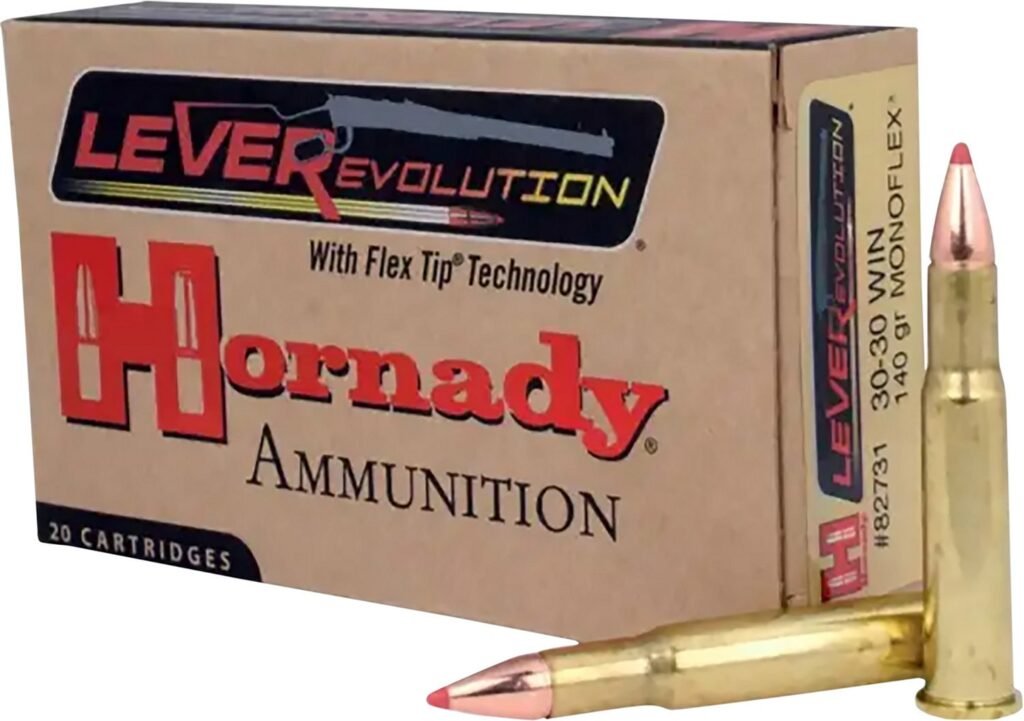 Hornady LEVERevolution MonoFlex .30-30 Winchester 140-Grain Rifle Ammunition - 20 Rounds