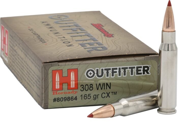 Hornady Outfitter .308 Winchester 165-Grain Ammunition - 20 Rounds