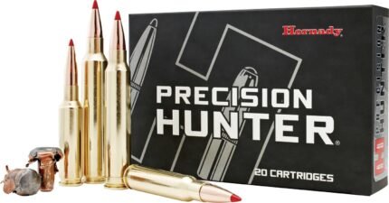 Hornady Precision Hunter 280 Ackley Improved 162-Grain Rifle Ammunition - 20-Rounds