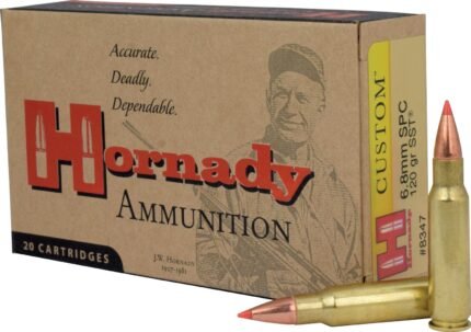 Hornady SST 6.8mm SPC 120-Grain Centerfire Rifle Ammunition