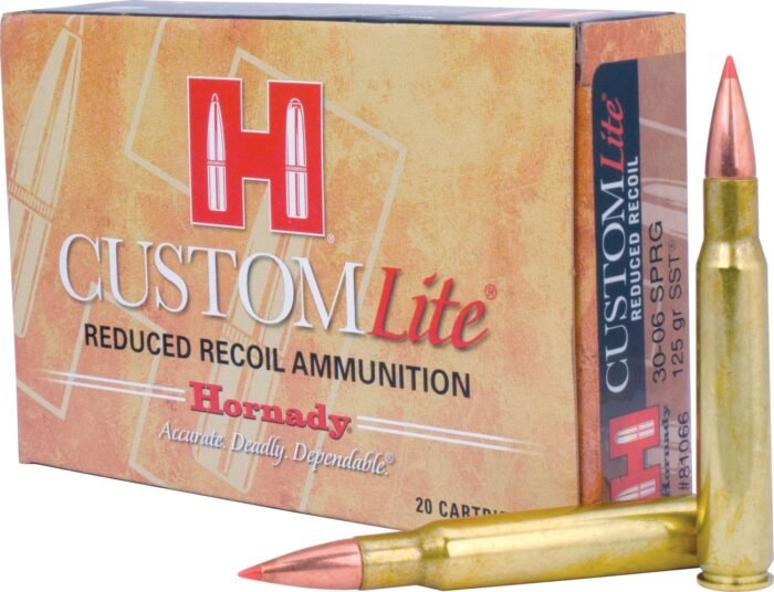 Hornady SST® Custom Lite® .30-06 Springfield 125-Grain Centerfire Rifle Ammunition - 20 Rounds