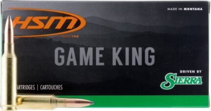 HSM Game King 6.5 Creedmoor 140-Grain Spitzer Boat Tail Rifle Ammunition