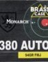 Monarch .380 ACP 94-Grain Brass Ammunition - 200 Rounds