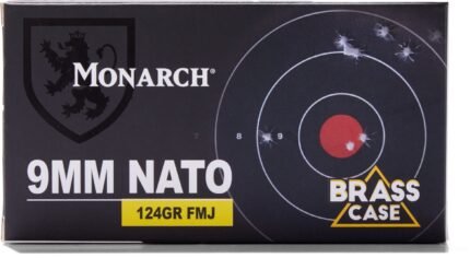 Monarch 9mm NATO 124-Grain Ammunition - 100 Rounds