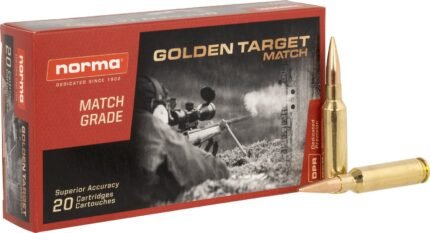 Norma USA BTHP 6.5 Creedmoor 143-Grain Centerfire Rifle Ammunition - 20 Rounds