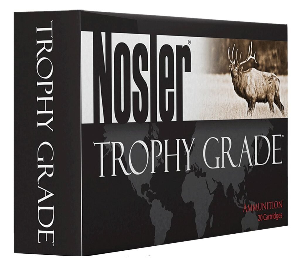 Nosler Custom Trophy Grade .338 Lapua Magnum 300-Grain Centerfire Rifle Ammunition