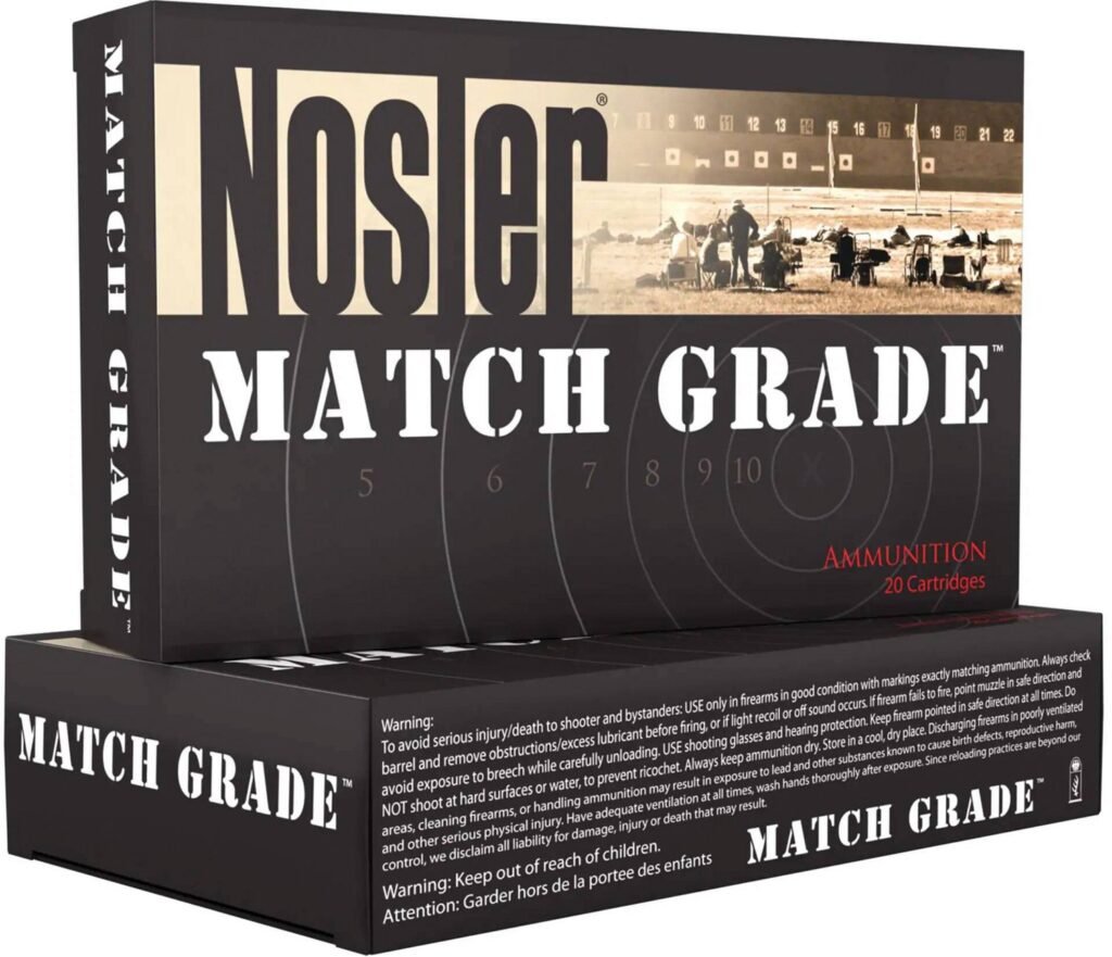 Nosler Match Grade .223 Remington 70 Grain RDF Hollow Point Boat Tail Ammunition - 20 Rounds