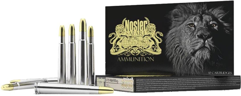 Nosler Safari SD .470 Nitro Express 500-Grain Centerfire Rifle Ammunition - 10 Rounds