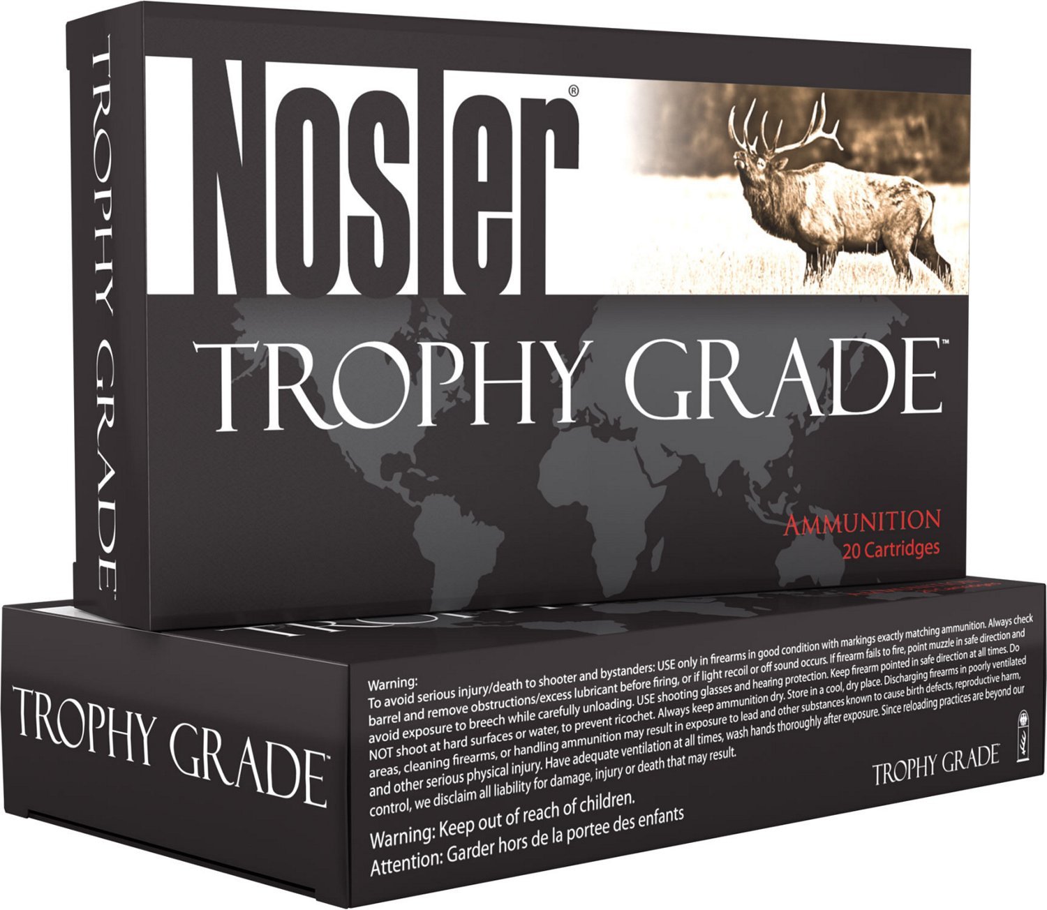 Nosler Trophy Grade .28 Nosler 160-Grain Centerfire Rifle Ammunition