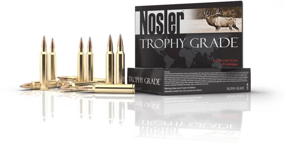 Nosler Trophy Grade Long Range Centerfire Rifle Ammunition