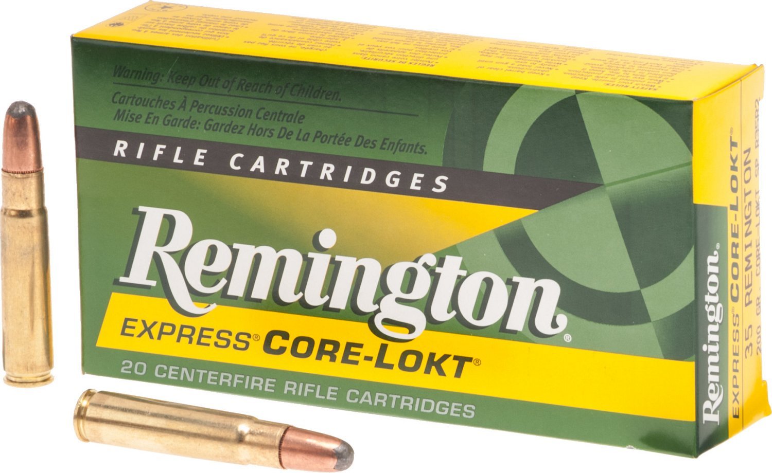 Remington Core-Lokt .35 Remington 200-Grain Centerfire Rifle Ammunition - 20 Rounds