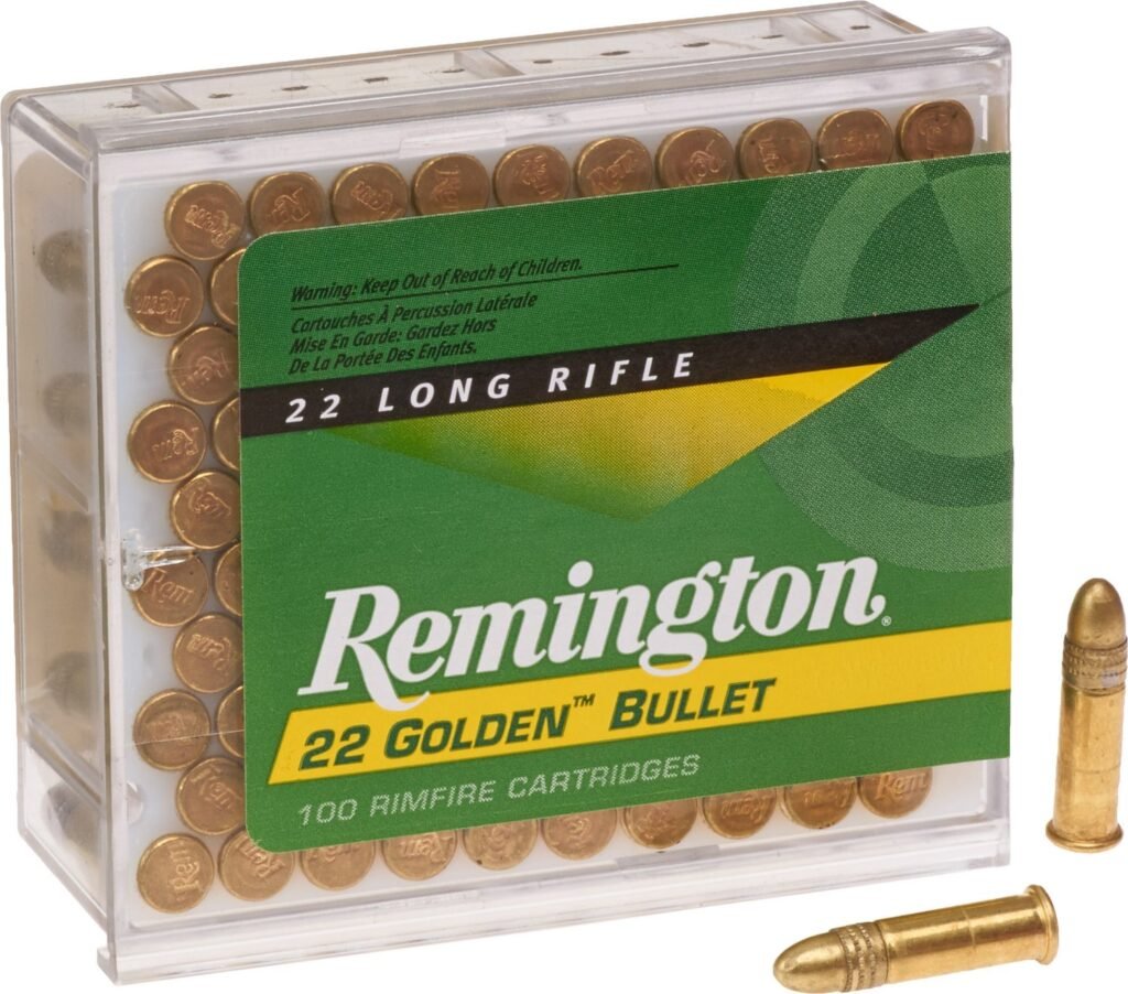 Remington Golden Bullet .22 LR 40-Grain Rimfire Ammunition - 100 Rounds