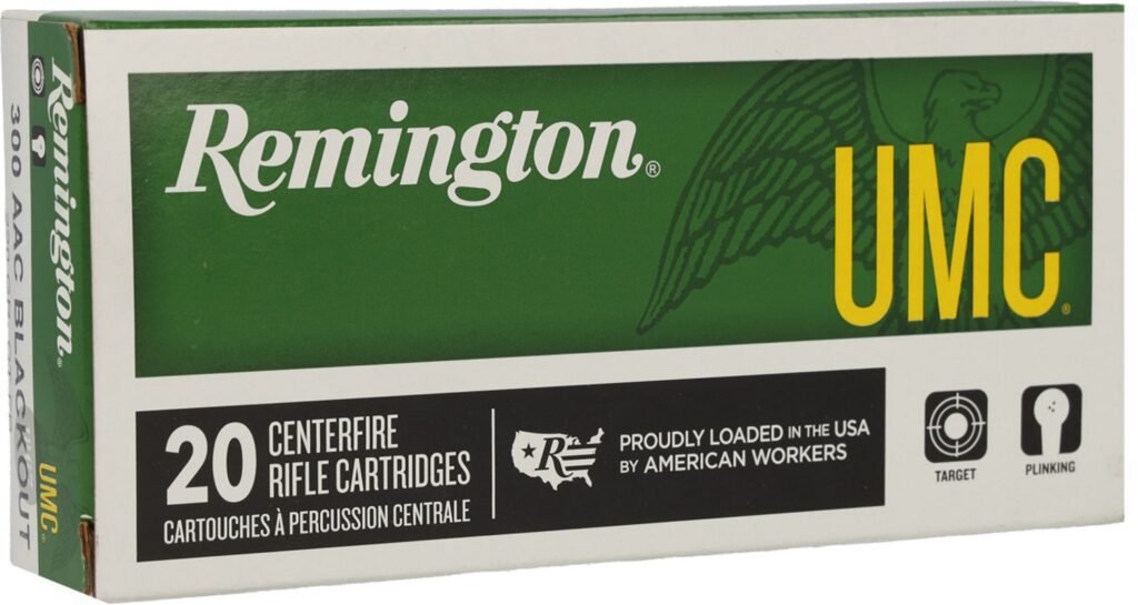 Remington UMC .300 AAC Blackout 150-Grain Centerfire Ammunition - 20 Rounds