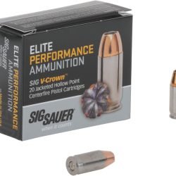 SIG SAUER Elite V-Crown .380 ACP 90-Grain Centerfire Ammunition - 20 Rounds