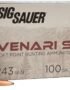 SIG SAUER Venari .243 Winchester 100-Grain Soft Point Ammunition - 20 Rounds