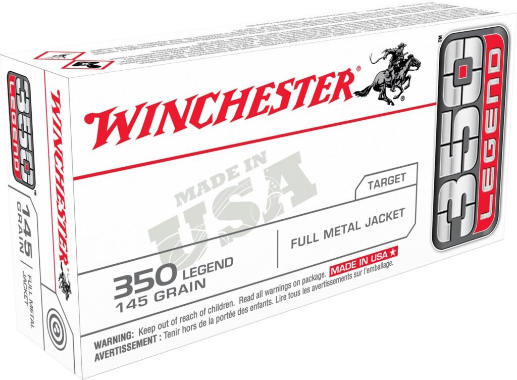 Winchester 350 Legend 145-Grain FMJ Rifle Ammunition - 20 Rounds