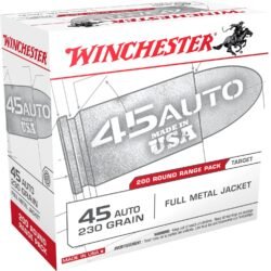 Winchester .45 ACP FMJ 230-Grain 200-round Centerfire Pistol Ammunition - 200 Rounds