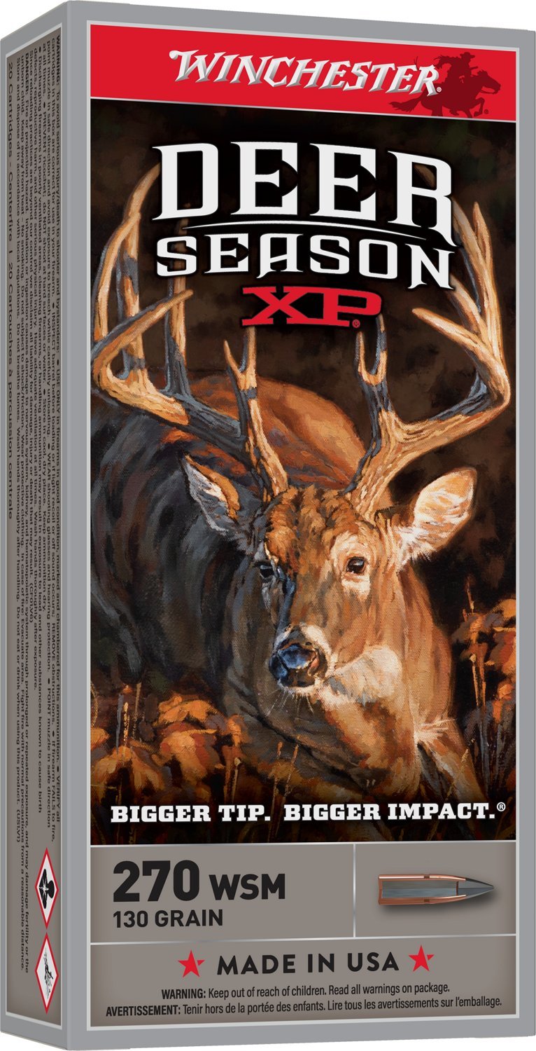 Winchester Deer Season XP .270 WSM 130-Grain Rifle Ammunition Winchester Deer Season XP .270 WSM 130-Grain Rifle Ammunition