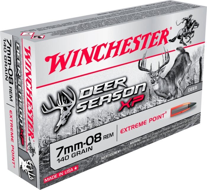 Winchester Deer Season XP 7mm-08 Remington 140-Grain Rifle Ammunition - 20 Rounds