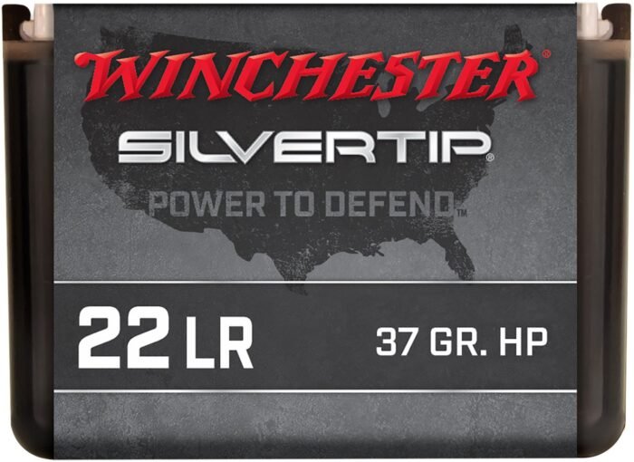 Winchester Silvertip .22 LR 37-Grain Rimfire Rifle Ammunition - 20 Rounds