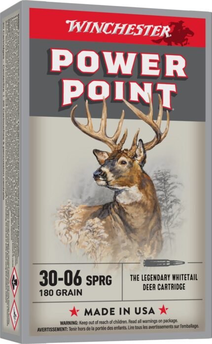 Winchester Super-X Power-Point .30-06 Springfield 180-Grain Rifle Ammunition - 20 Rounds