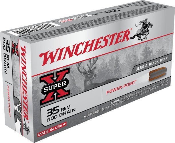 Winchester Super-X Power-Point .35 Remington 200-Grain Centerfire Rifle Ammunition