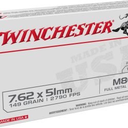 Winchester USA 7.62 x 51mm NATO 149-Grain Ammunition - 20 Rounds